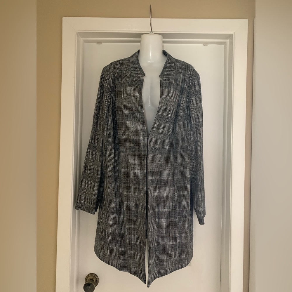 Final Price - Alfani Checked Notch Collar Blazer